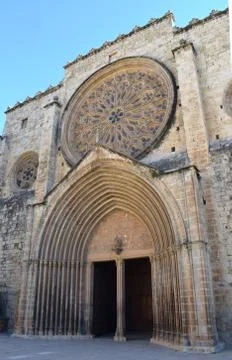 Monastery of San Cugat Stock-Fotos