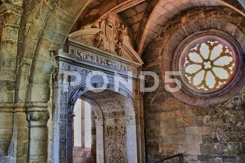 Monastery of santa clara velha Stock Photos
