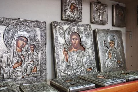 Monastery shop Stock Photos