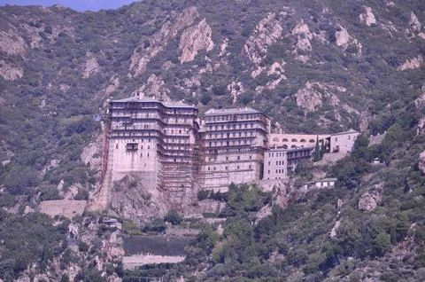 The Monastery of Simonos Petras is a monastery built on Mount Athos Photos