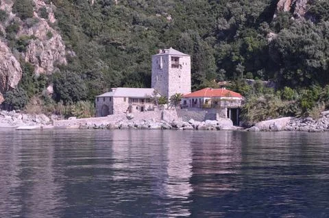 The Monastery of Simonos Petras is a monastery built on Mount Athos Photos
