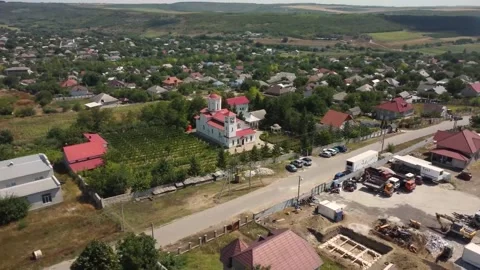 The monastery from Sireti village Video stock 226822185