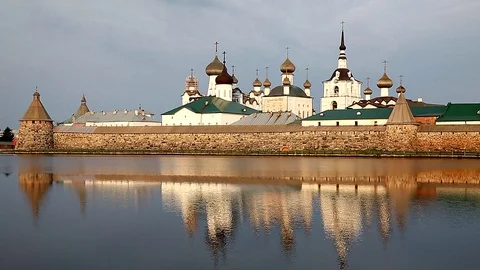 Monastery solovki Stock Footage 116084336
