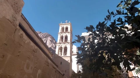 Monastery of St. Catherine. Egypt Stock Footage 123719984