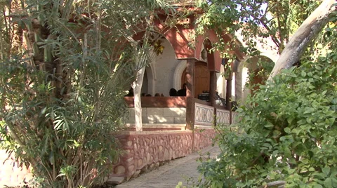 Monastery of St. Gerasimos of Jordan Stock Footage 51333583
