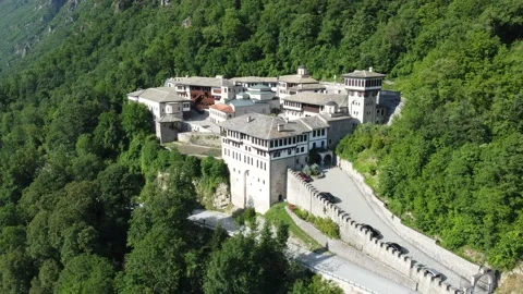 Monastery St "John Baptist - Bigorski " Macedonia Stock Footage 202294540