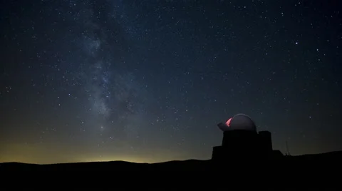Monastery stars timelapse Stock Footage 58509596