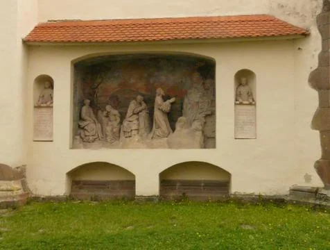 The monastery in Tisnov Stock Photos