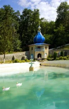 Monastery Tsyganeshty Moldova Stock Photos