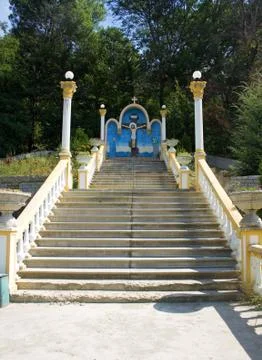 Monastery Tsyganeshty Moldova Stock Photos