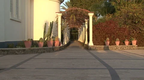 The Monastery of the Twelve Apostles in Capernaum Stock Footage 51332544