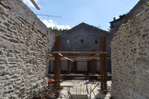 The Monastery of Vatopedi is a monastery built on Mount Athos Stock-Fotos