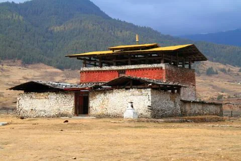 Monastery Wangdue Phodrang Foto stock
