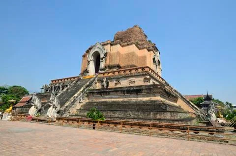 MonasteryChedi Luang Stock Photos