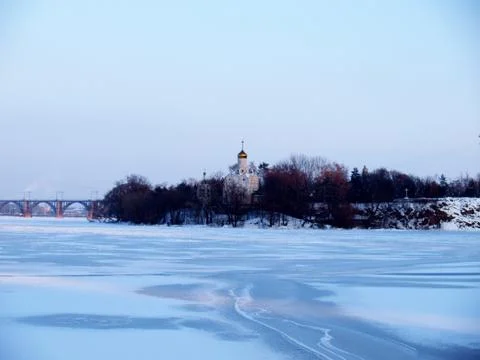 Monastic island Stock Photos