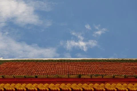 Monastic roofs Stock Photos
