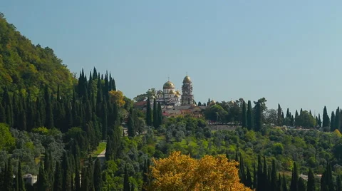 Monastory New Afon Stock Footage 58164013