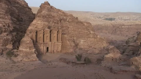 Monastry, Al Deir Stock Footage 4091191
