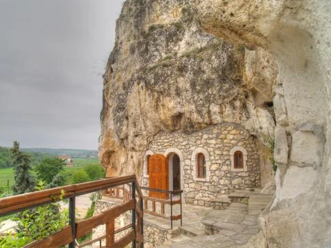 The monastry of St. Dmitry Basarbovsky Stock Photos