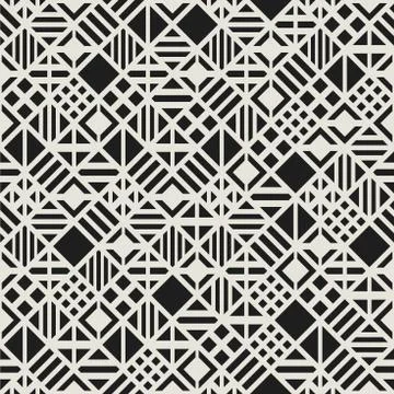 Monchrome seamless pattern Stock Illustration
