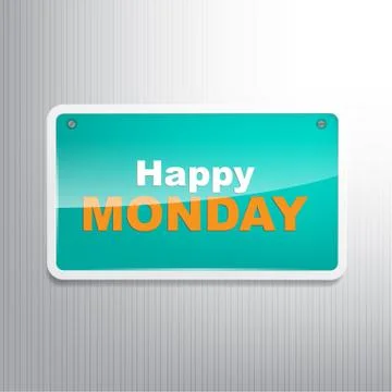 Monday background Stock Illustration
