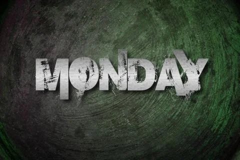 Monday concept Stock Illustration