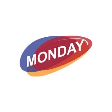 Monday icon Stock Illustration