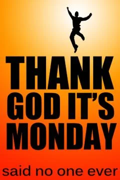 Monday Stock Illustration