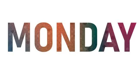 MONDAY Stock Illustration