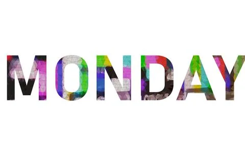 MONDAY Stock Illustration