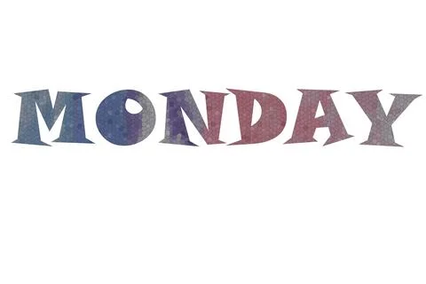 MONDAY Stock Illustration