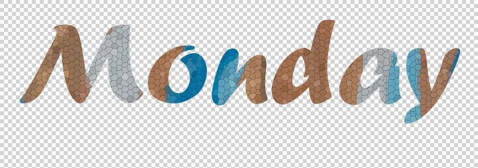 Monday Stock Illustration