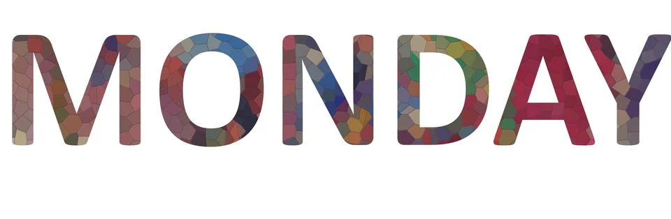 MONDAY Stock Illustration