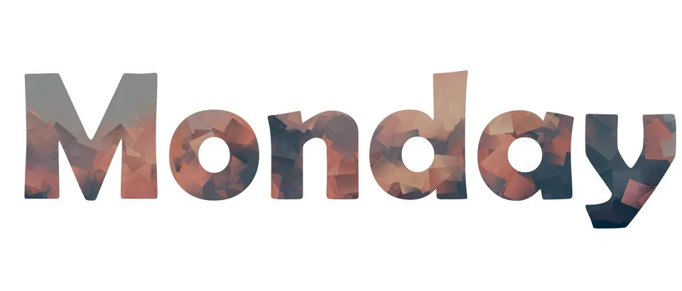 Monday Stock Illustration