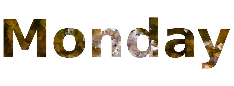 Monday Stock Illustration