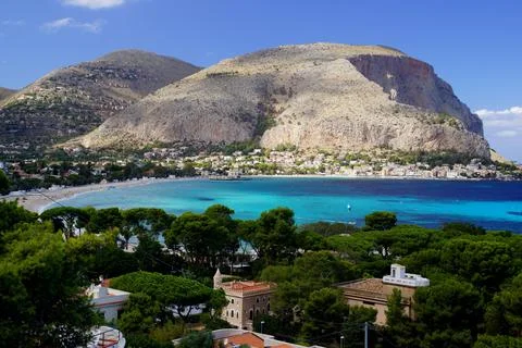 Mondello Beach 2 Stock Photos