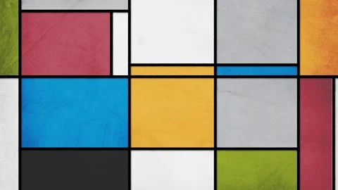 Mondrian loop1 Stock Footage 292560552