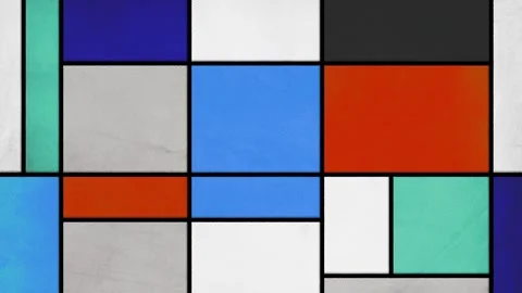 Mondrian loop4 Stock Footage 292560568