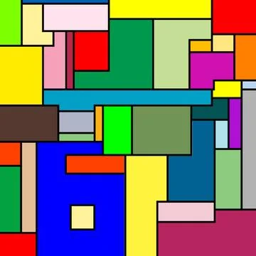 Mondrian texture mondrian texture, vector art illustration; more textures ... 스톡 사진