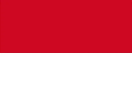 Monegasque Flag of Monaco Stock Illustration