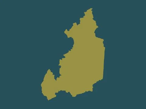 Moneragala, Sri Lanka. Solid color shape Illustrazione stock