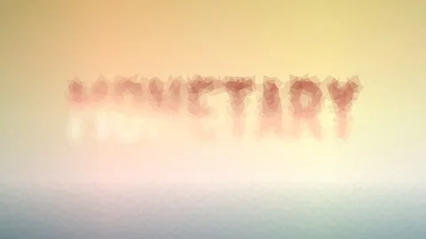 Monetary Appearing Strange Tessellated Looping Animated Triangles Stock Footage 109242039