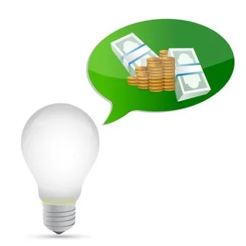 Monetary idea illustration design Stock Illustration