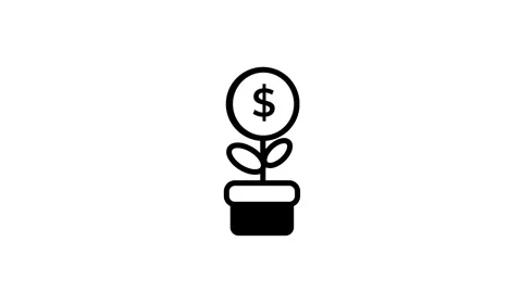 Monetary Investment Bloom Stock Footage 334340682