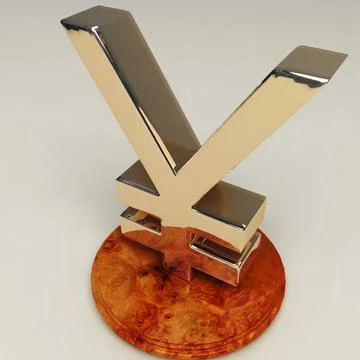 Monetary Symbols Collection 3D Model