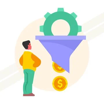 Monetization-of-ideas Stock Illustration