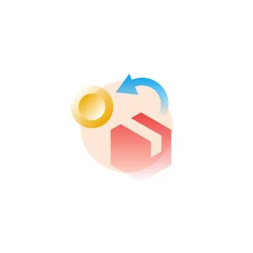 Monetization. Vector icon in gradient style. Editable illustration Stock Illustration