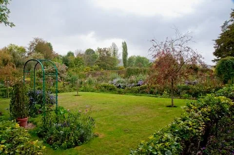 Monet's garden Foto stock