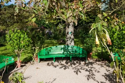 Monet's garden Stock Photos