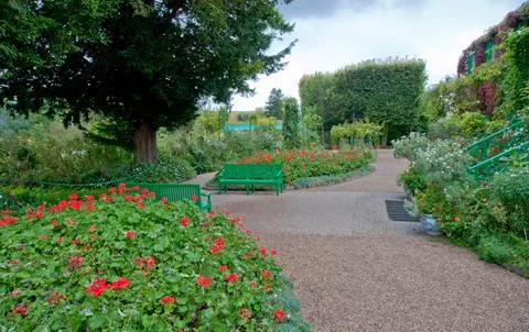 Monet's garden Stock Photos